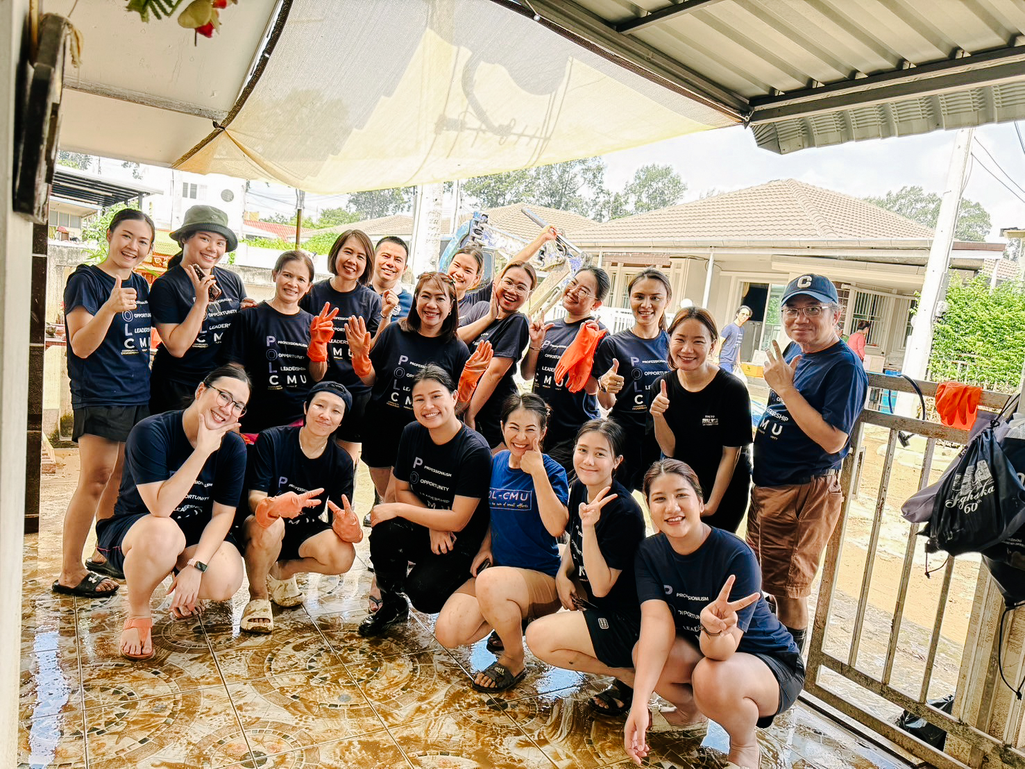 รัฐศาสตร์ฯ มช. จัดกิจกรรม "รัฐศาสตร์ฯ รวมพลัง ฟื้นฟูบ้าน ฟื้นฟูใจ" สมาชิกคณะฯ ที่ได้รับผลกระทบจากน้ำท่วม ครั้งที่ 2-4